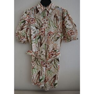 Charlie Holiday LHW1301 Women's Sz XS Hibiscus Maya Playsuit Romper $149+